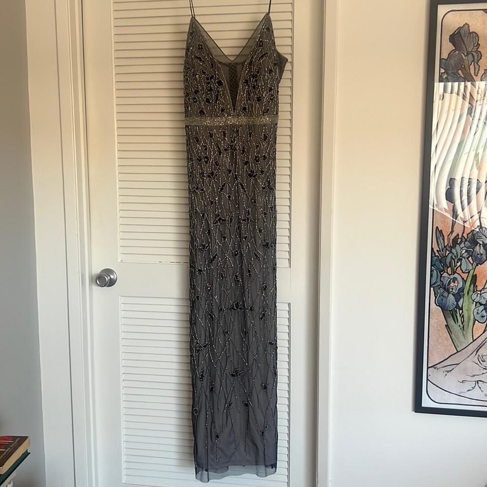Adrianna Papell Beaded Gown